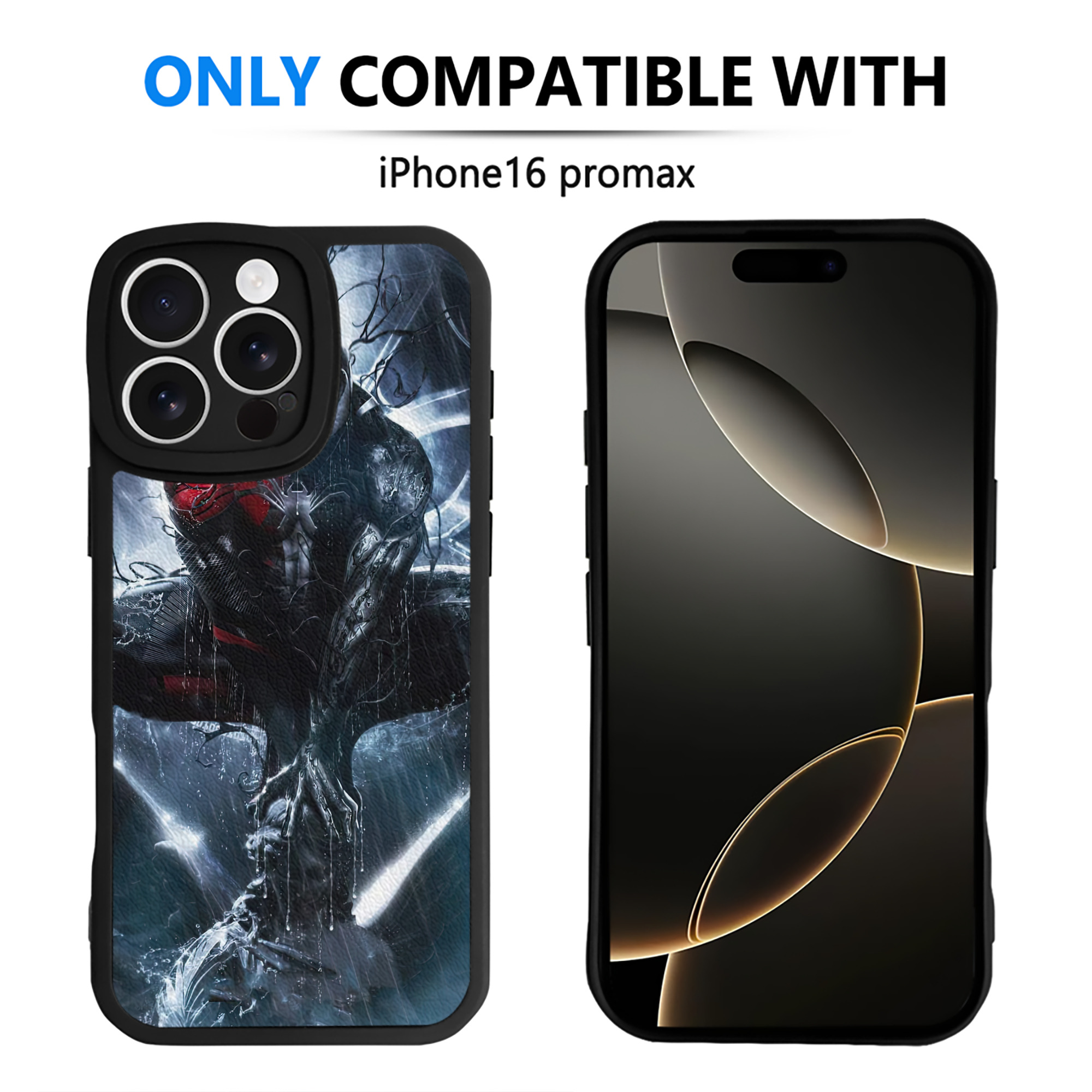 （画像用） Spider Man スパイダーマン 【iPhone 16シリーズ対応】シリコンスマホケース（レザー調） 材質：シリコン